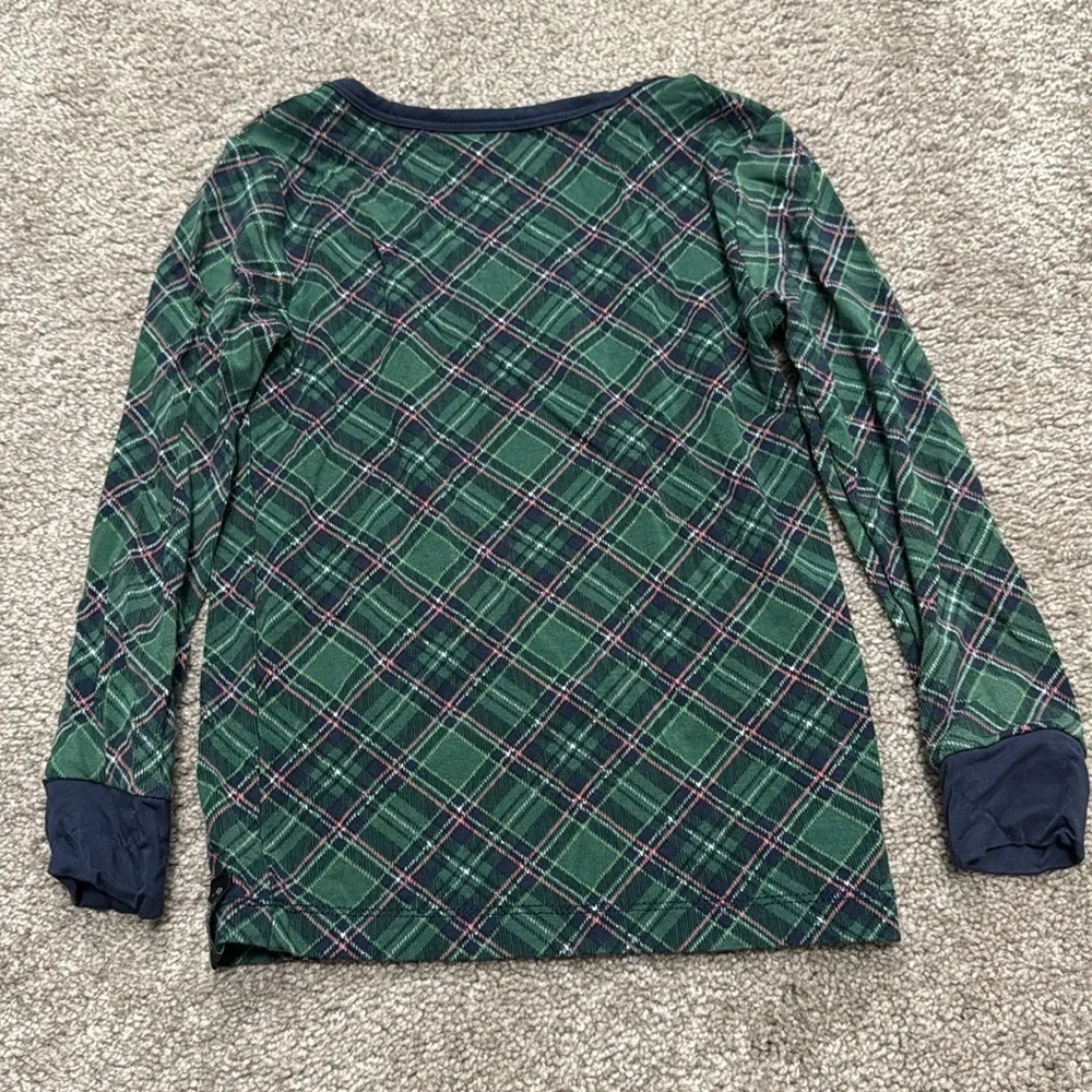 Sweet Bamboo Green Plaid Pajama Set